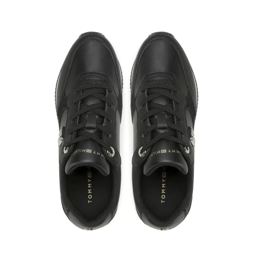 Tommy Hilfiger Th Emboss Metallic Sneaker FW0FW06736-BLK - Black / 38 / M