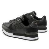 Tommy Hilfiger Th Emboss Metallic Sneaker FW0FW06736-BLK - Black / 38 / M