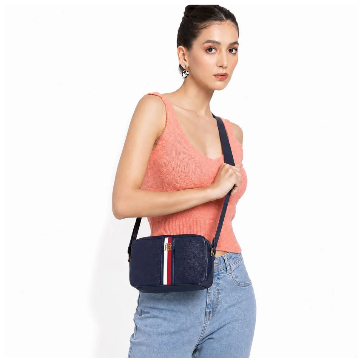 Tommy Hilfiger Th Essence Camera Crossbody Women - NAVY