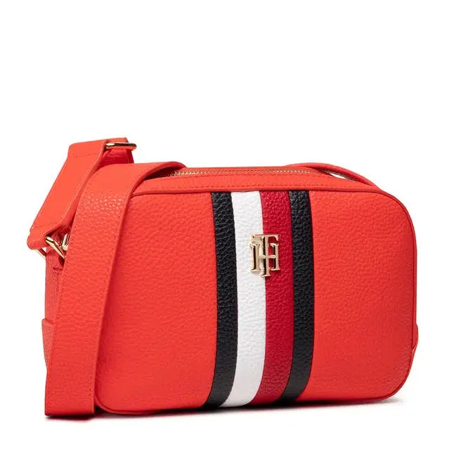 Tommy Hilfiger TH Essence Signature Camera Bag - RED - Red - Bags