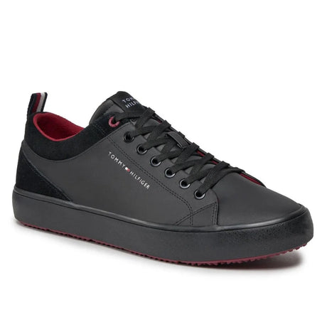 Tommy Hilfiger TH Hi VULC Cleat Low LTH Mix Men FM0FM04884 - BLK - Shoes