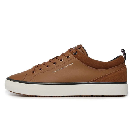 Tommy Hilfiger TH Hi VULC Cleat Low LTH Mix Men FM0FM04884-TAN - Shoes