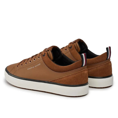 Tommy Hilfiger TH Hi VULC Cleat Low LTH Mix Men FM0FM04884-TAN - Shoes