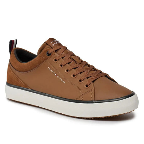 Tommy Hilfiger TH Hi VULC Cleat Low LTH Mix Men FM0FM04884-TAN - Shoes