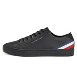 Tommy Hilfiger Th Hi Vulc Core Low LTH Stripes Sneaker Men - BLK Shoes