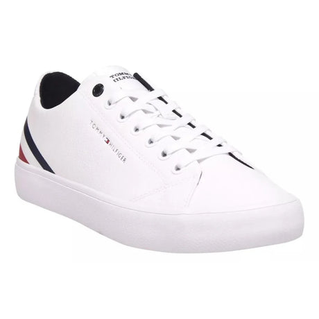 Tommy Hilfiger Th Hi Vulc Core Low LTH Stripes Sneaker Men - WHT