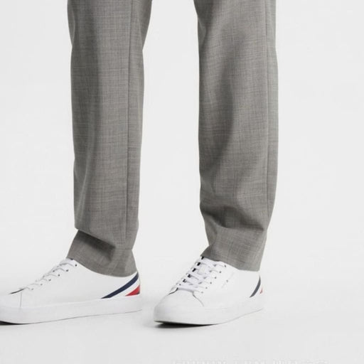 Tommy Hilfiger Th Hi Vulc Core Low LTH Stripes Sneaker Men - WHT Shoes