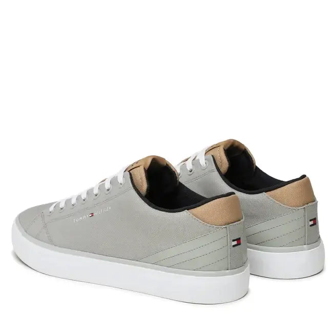Tommy Hilfiger Th Hi Vulc Core Low Mesh Sneaker FM0FM04685 - GRY - Shoes