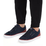 Tommy Hilfiger Th Hi Vulc Core Low Suede Sneakers Men FM0FM04817-NVY - Shoes
