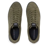 Tommy Hilfiger Th Hi Vulc Core Low Suede Sneakers Men FM0FM04817-OLV - Shoes