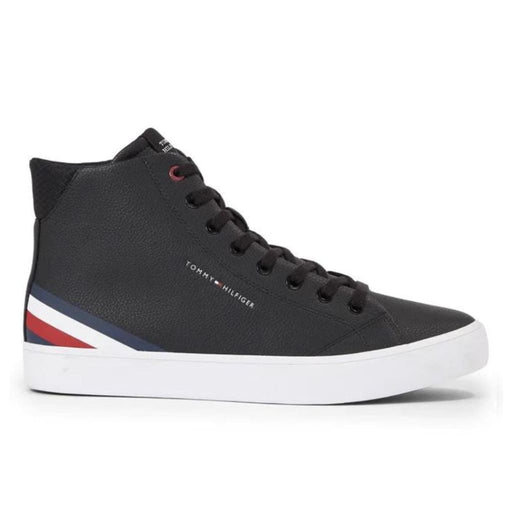 Tommy Hilfiger TH Hi Vulc Core LTH Sneaker Men - BLK 40 / Black Shoes