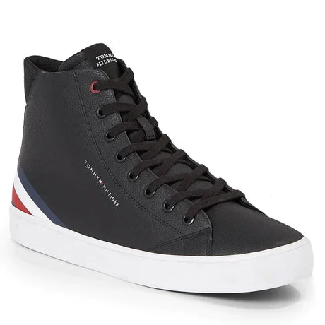 Tommy Hilfiger TH Hi Vulc Core LTH Sneaker Men - BLK Shoes