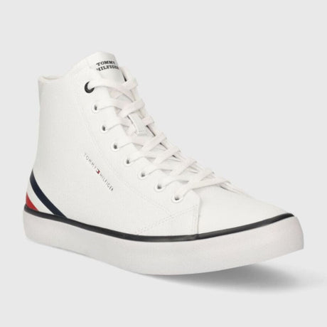 Tommy Hilfiger TH Hi Vulc Core LTH Sneaker Men - WHT Shoes