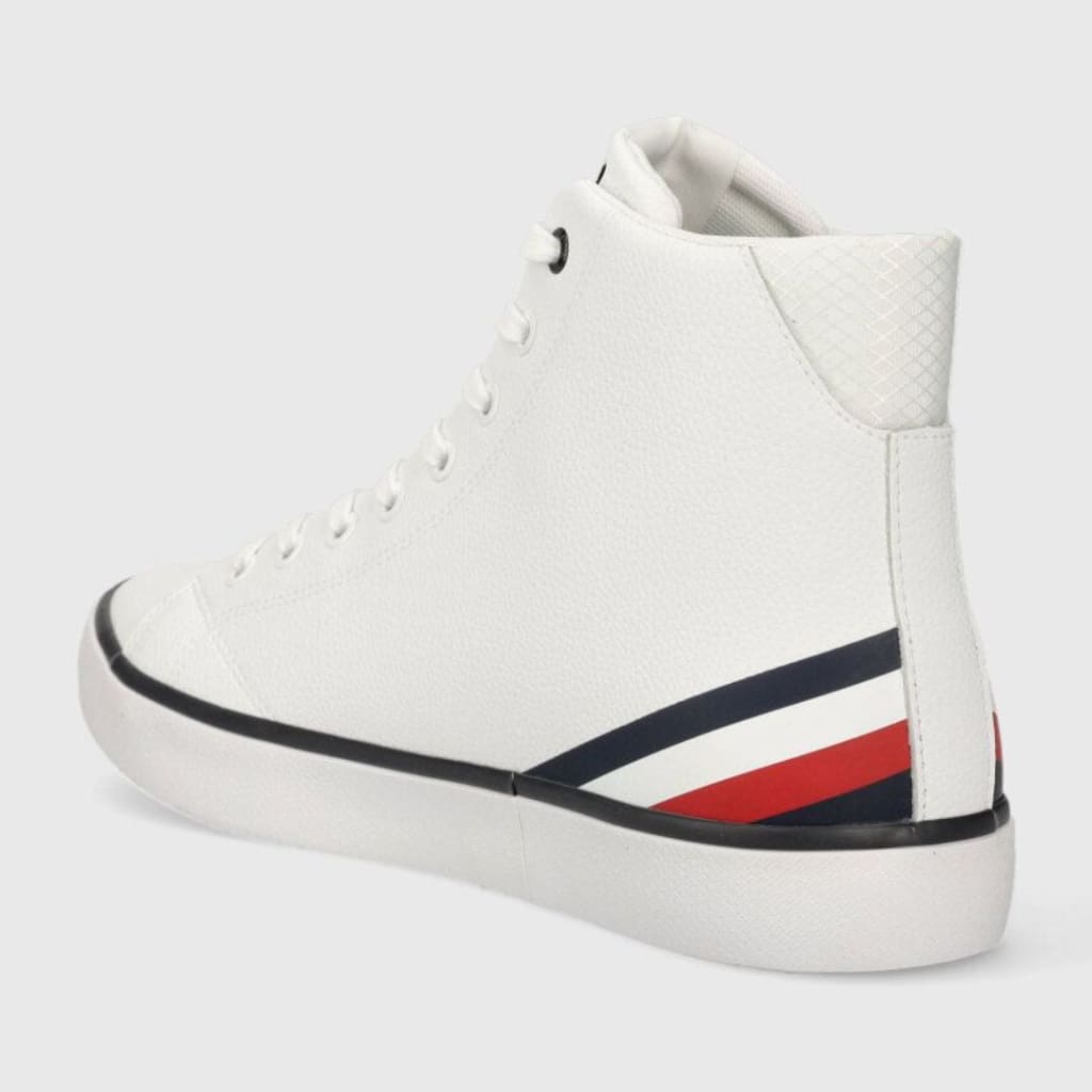 Tommy Hilfiger TH Hi Vulc Core LTH Sneaker Men - WHT Shoes