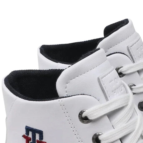 Tommy Hilfiger Th Hi Vulc Street Leather Men FM0FM04739-WHT - Shoes