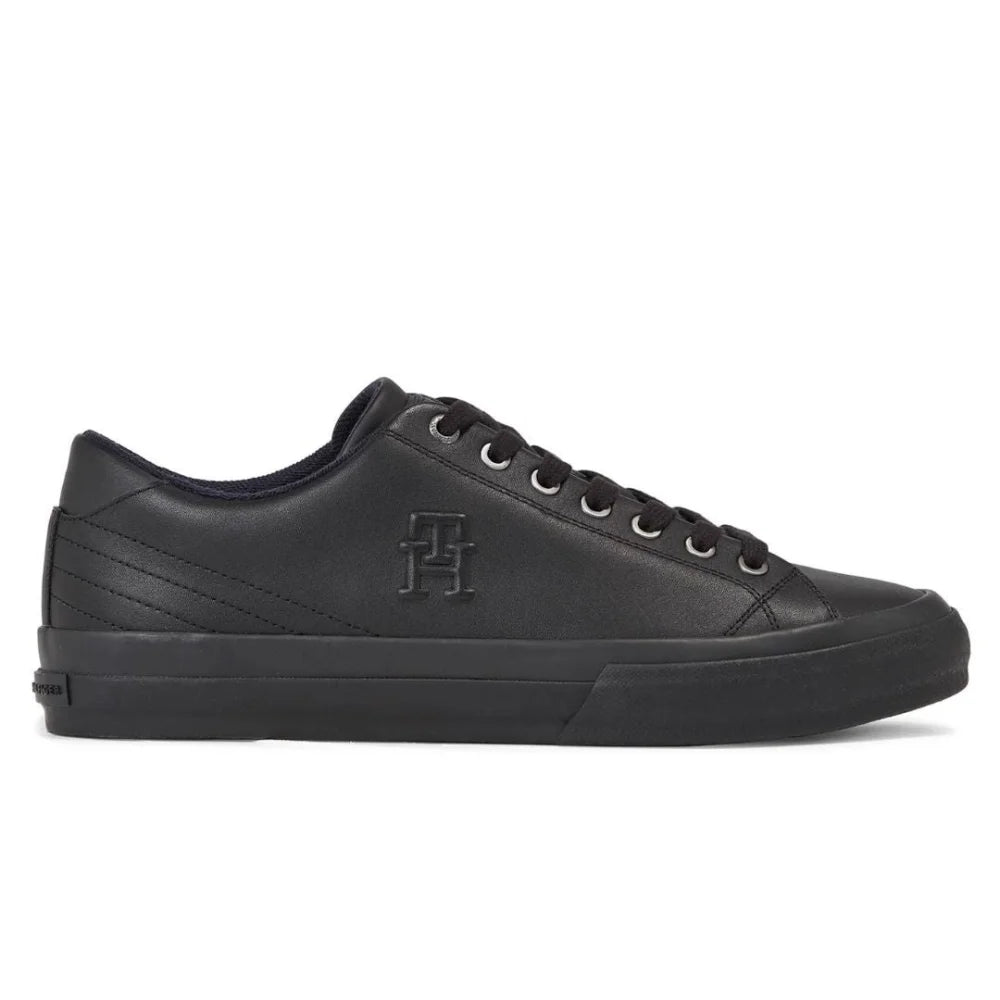 Tommy Hilfiger Th Hi Vulc Street Low Lth Mono Sneaker FM0FM04780 - BLKBLK - 42 / Black/ Black Shoes