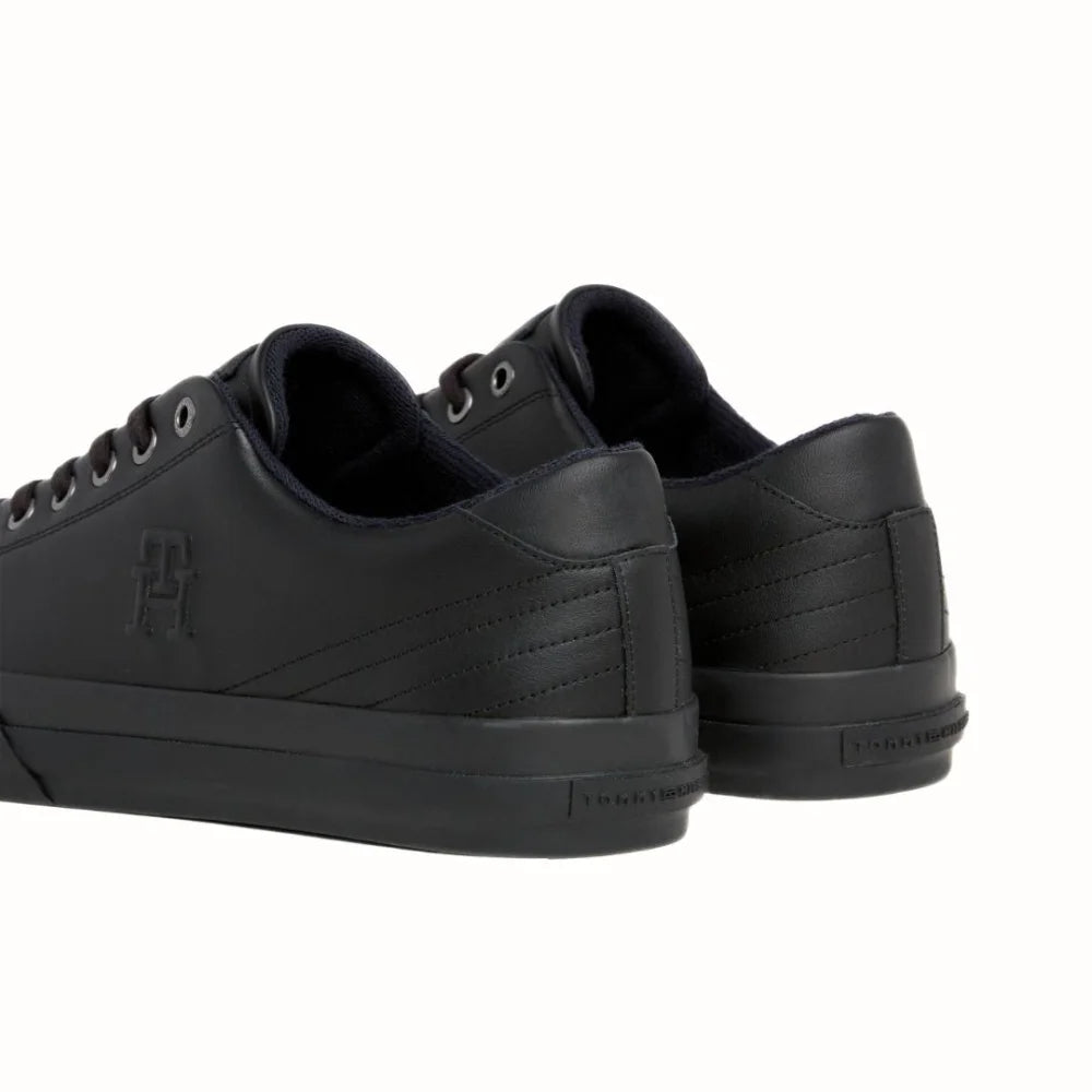 Tommy Hilfiger Th Hi Vulc Street Low Lth Mono Sneaker FM0FM04780 - BLKBLK - Shoes