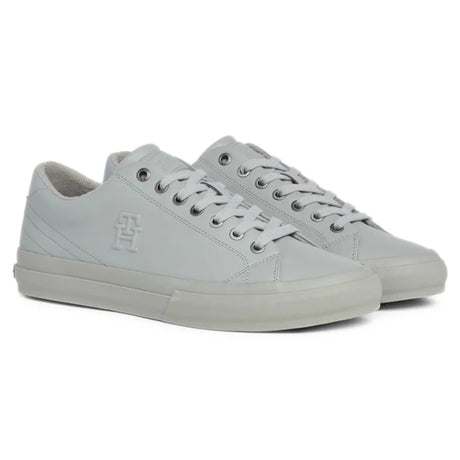 Tommy Hilfiger Th Hi Vulc Street Low Lth Mono Sneaker FM0FM04780-GRY - Shoes