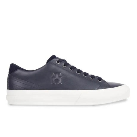 Tommy Hilfiger Th Hi Vulc Street Low Lth Prem Sneakers Men FM0FM04818 - NVY - Navy / 42 D Medium Shoes