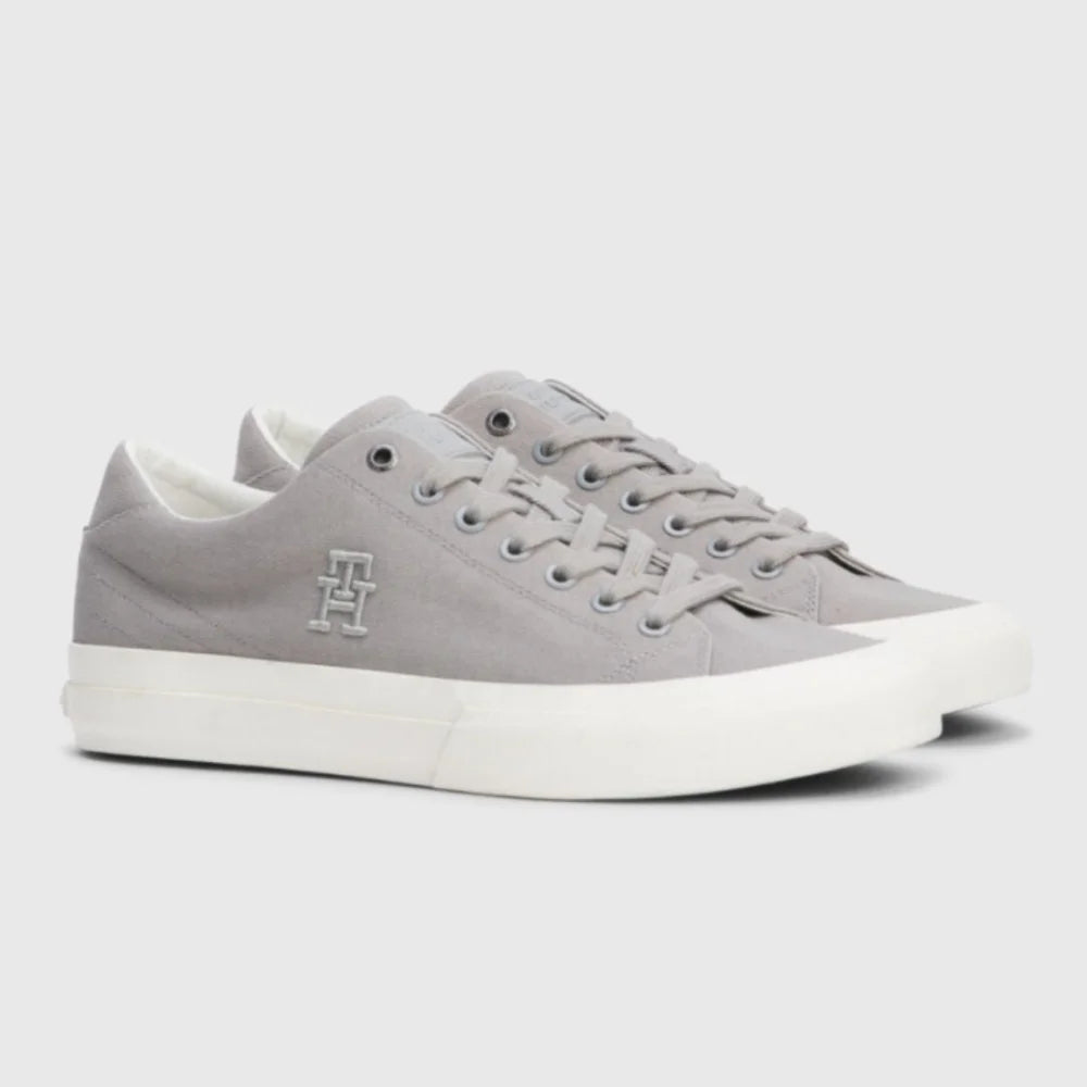 Tommy Hilfiger Th Hi Vulc Street Low Veg Dyes Men FM0FM04688 - GRY - Gray / 40 Shoes