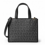 Tommy Hilfiger TH logo metal handbag women - NVYGRY - Navy-Grey
