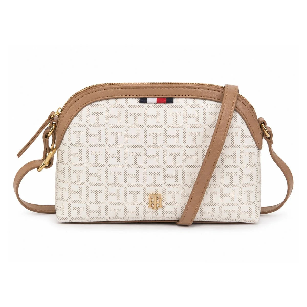 Tommy Hilfiger TH Logo Small Crossbody Women - BEG - Beige