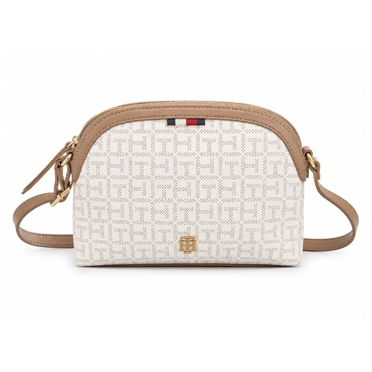 Tommy Hilfiger TH Logo Small Crossbody Women - BEG - Beige