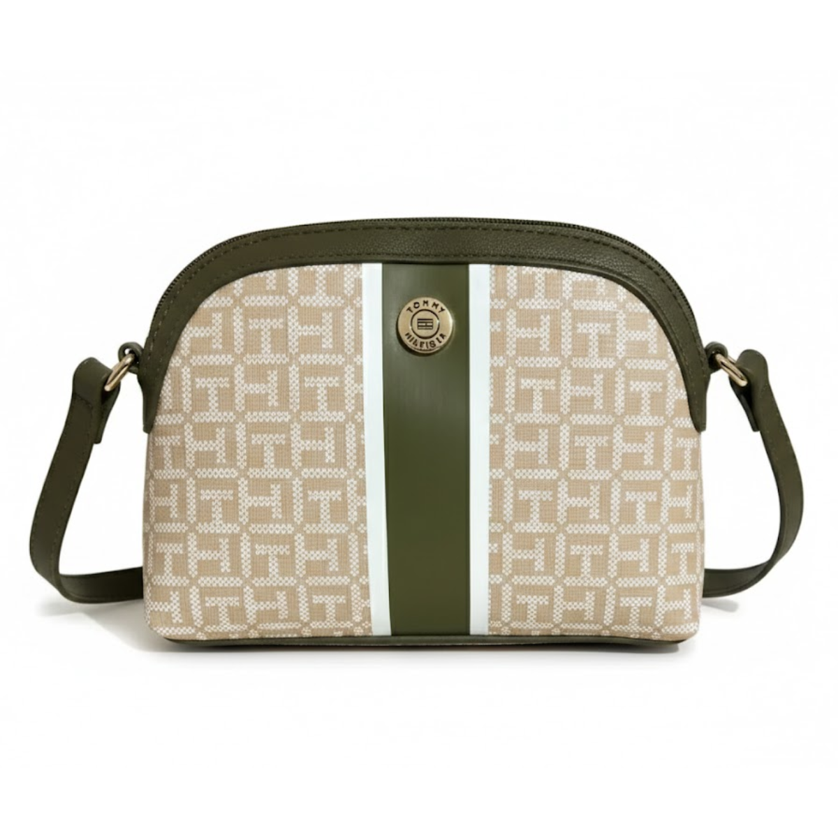 Tommy Hilfiger TH Logo Small Crossbody Women - BEGOLV - Beige-Olive