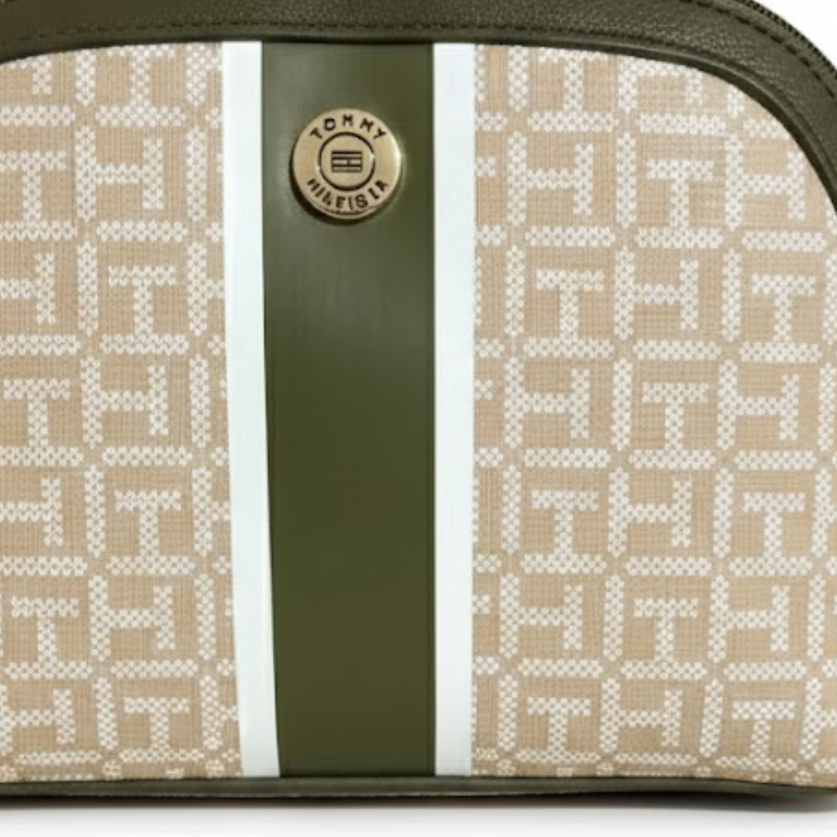 Tommy Hilfiger TH Logo Small Crossbody Women - BEGOLV - Beige-Olive