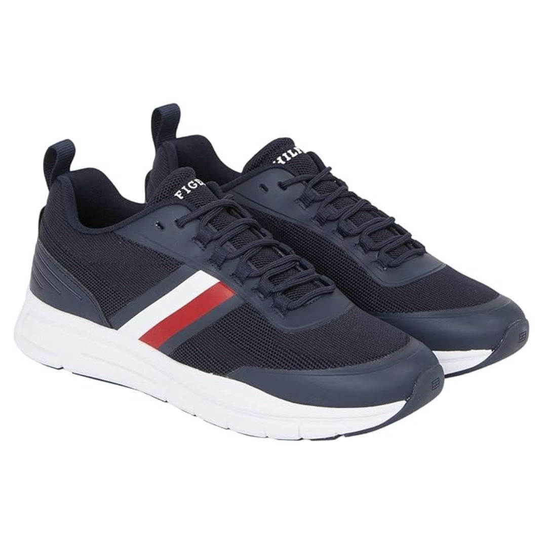 Tommy Hilfiger TH Modern Knit Running Trainers FM0FM04835-NVY