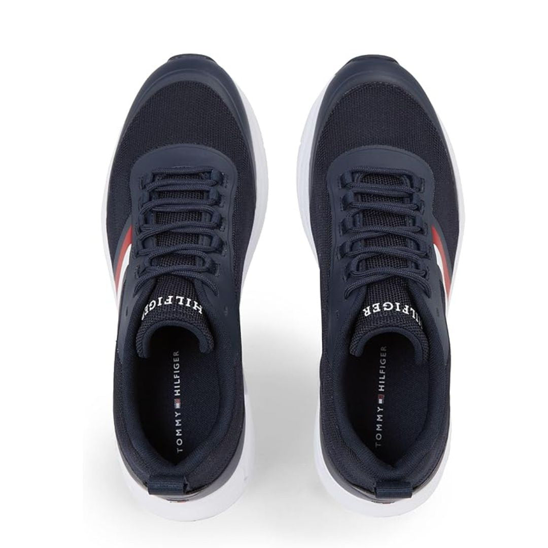 Tommy Hilfiger TH Modern Knit Running Trainers FM0FM04835-NVY