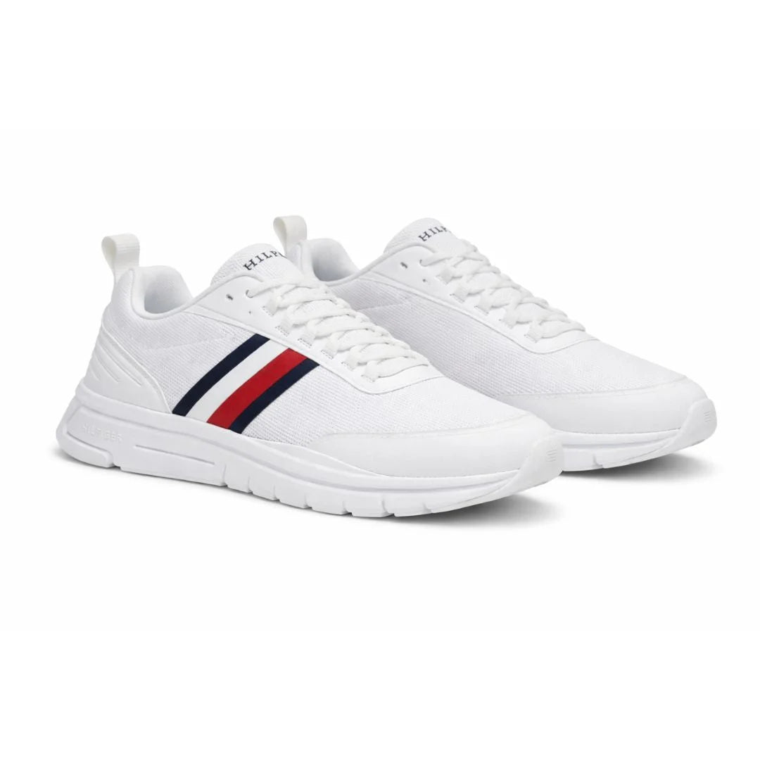 Tommy Hilfiger TH Modern Knit Running Trainers FM0FM04835-WHT