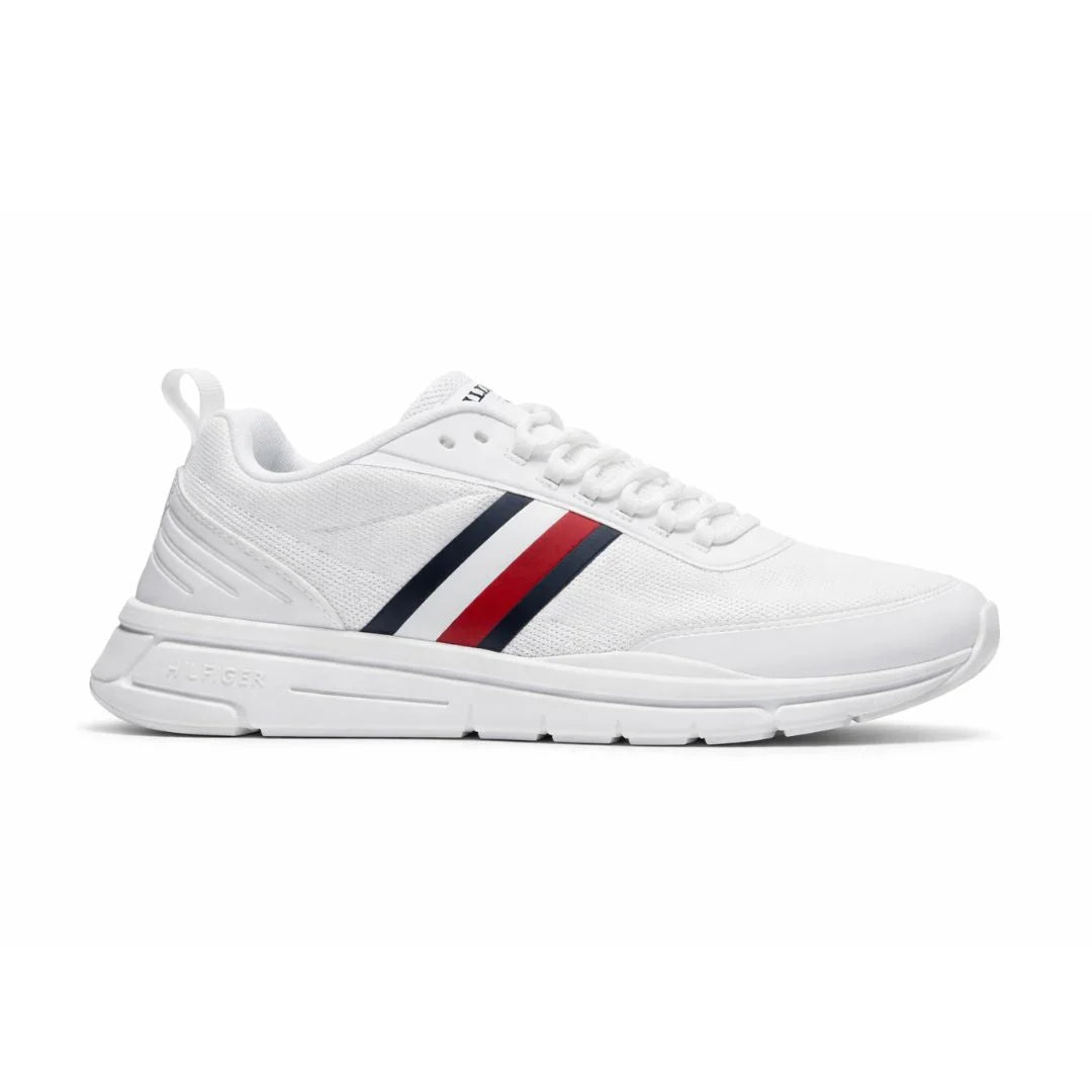 Tommy Hilfiger TH Modern Knit Running Trainers FM0FM04835-WHT - White / 40