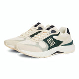 Tommy Hilfiger TH Modern Prep Suede Panel Trainers Men FM0FM04963-CRMGRN