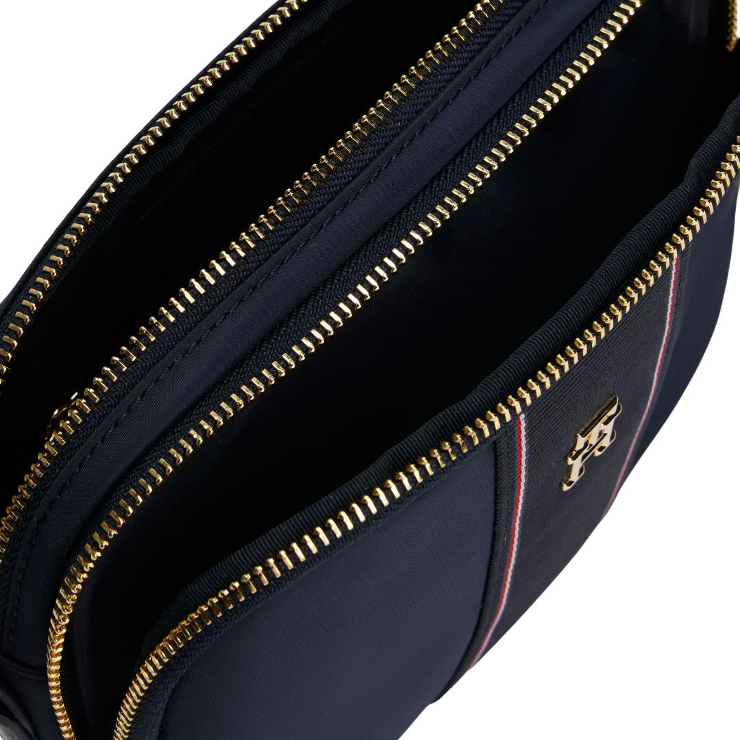 Tommy Hilfiger TH Monogram Crossbody Camera Bag AW0AW17230 TB73 - navy