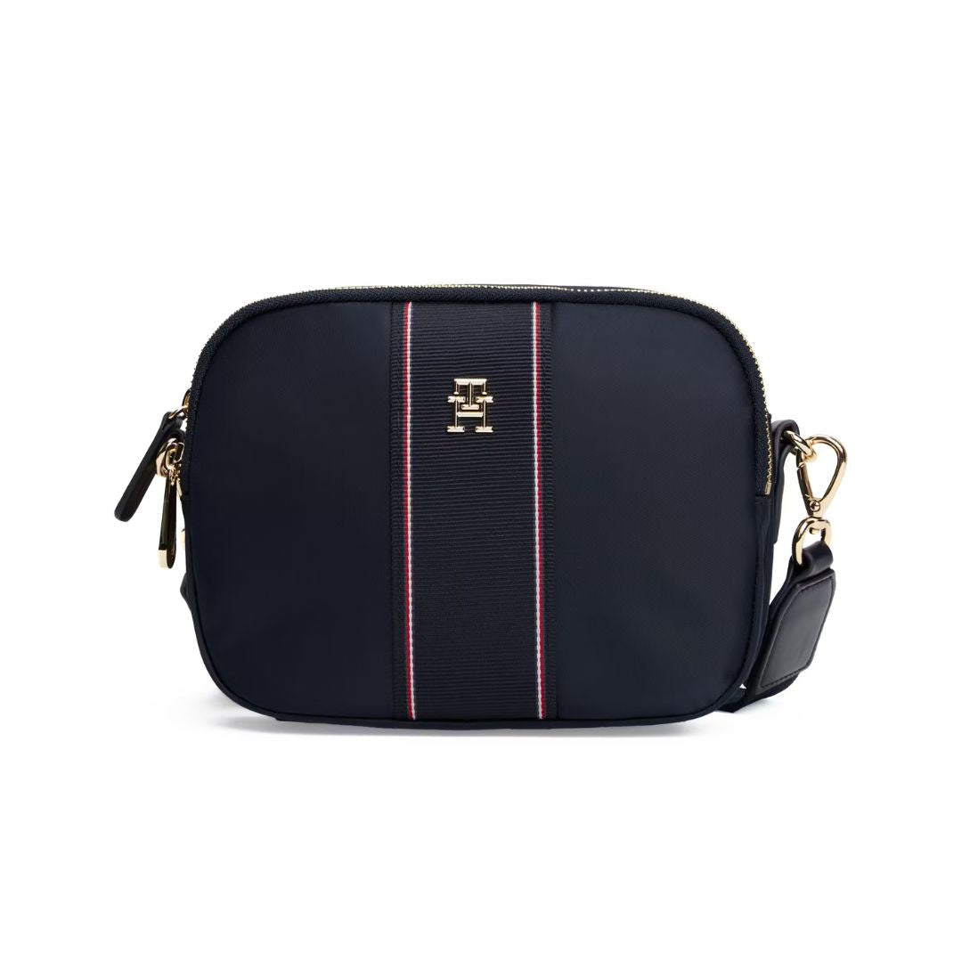 Tommy Hilfiger TH Monogram Crossbody Camera Bag AW0AW17230 TB73 - navy