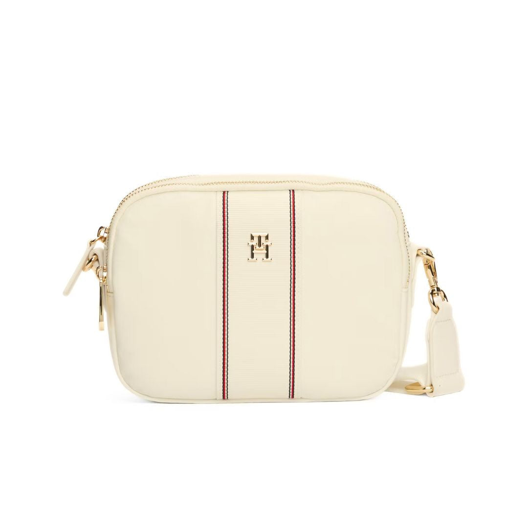 Tommy Hilfiger TH Monogram Crossbody Camera Bag AW0AW17230 - Sand