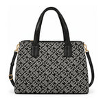 Tommy Hilfiger TH Monogram Jacquard Satchel Women - BLK - Black