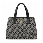 Tommy Hilfiger TH Monogram Jacquard Satchel Women - BLK - Black