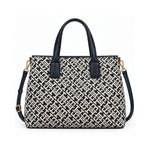 Tommy Hilfiger TH Monogram Jacquard Satchel Women - NVY - Navy