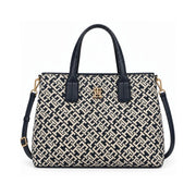 Tommy Hilfiger TH Monogram Jacquard Satchel Women - NVY - Navy