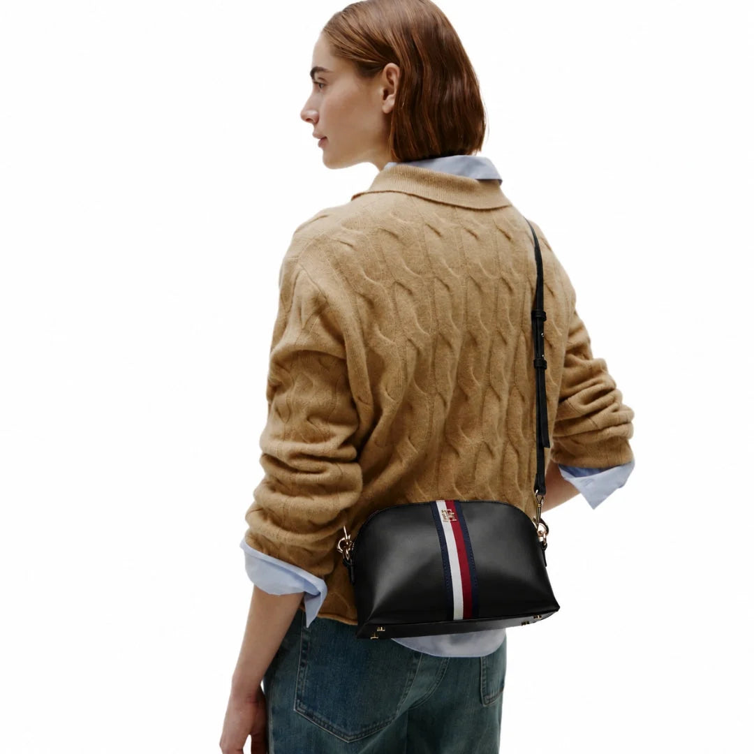 Tommy Hilfiger TH Monogram Modern Crossover Bag Women - BLK - Black