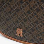 Tommy Hilfiger TH Monoplay Crossbody Saddle Bag - BLK - Black