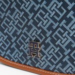 Tommy Hilfiger TH Monoplay Crossbody Saddle Bag - BLU - Blue