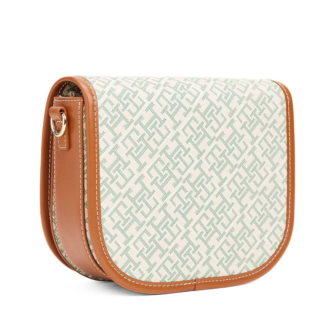 Tommy Hilfiger TH Monoplay Crossbody Saddle Bag - GRN - Green