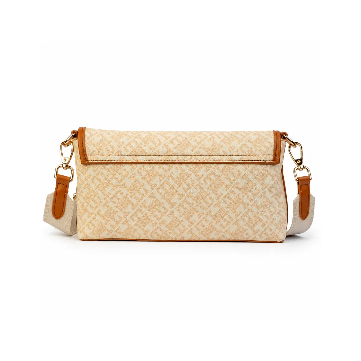 Tommy Hilfiger TH MONOPLAY LE FLAP Crossbody Bag - BEG - Beige