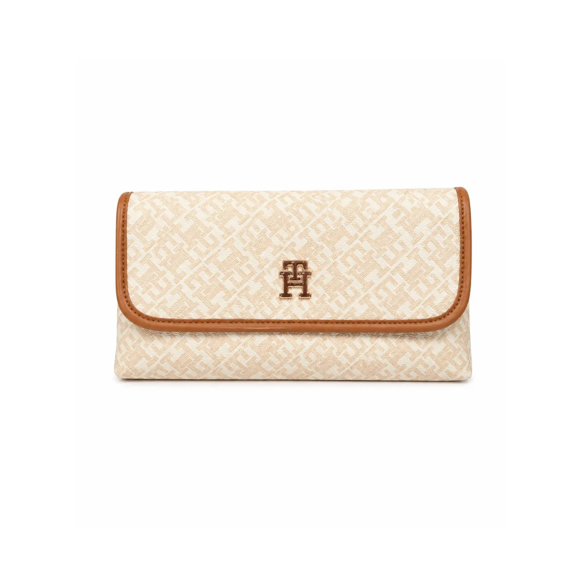 Tommy Hilfiger TH MONOPLAY LE FLAP Crossbody Bag - BEG - Beige