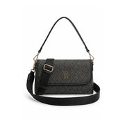 Tommy Hilfiger TH MONOPLAY LE FLAP Crossbody Bag - DRKBLK - Dark- Black