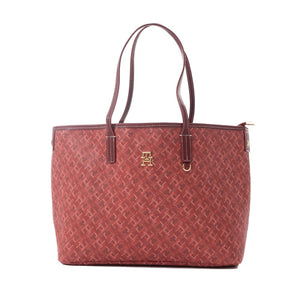 Tommy Hilfiger TH Monoplay Removable Laptop Pouch Tote - RED - Red
