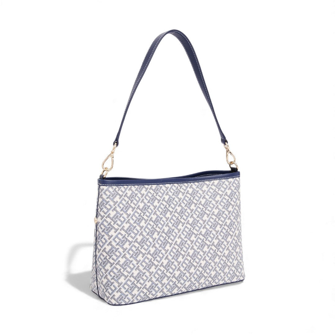 Tommy Hilfiger TH Monoplay Smooth Shoulder Bag - NVY - Navy